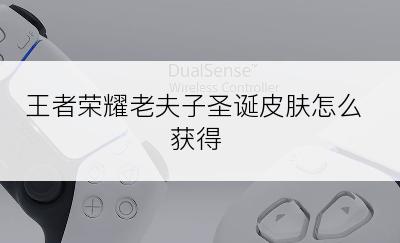 王者荣耀老夫子圣诞皮肤怎么获得