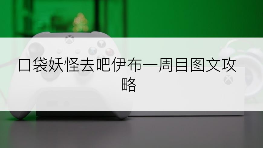 口袋妖怪去吧伊布一周目图文攻略