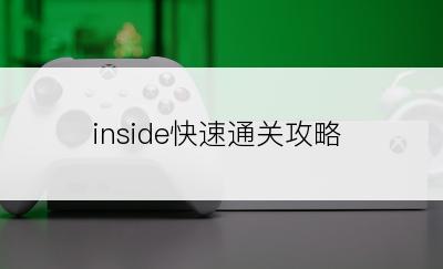 inside快速通关攻略