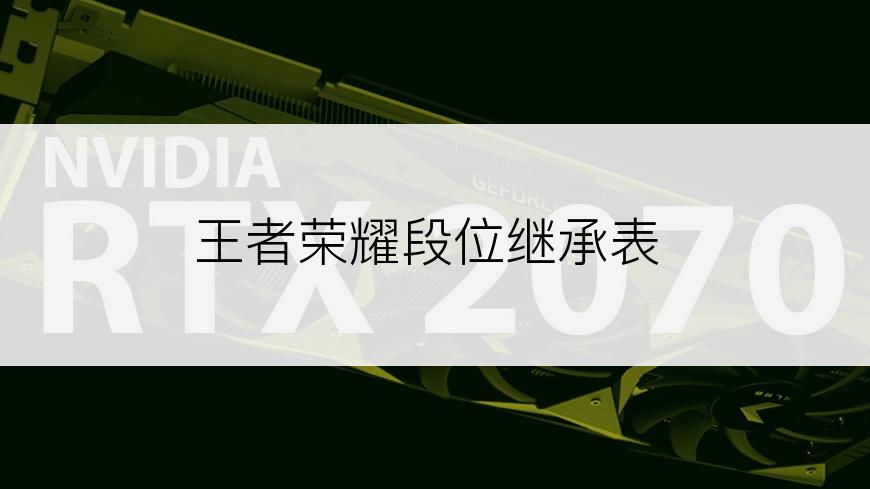 王者荣耀段位继承表