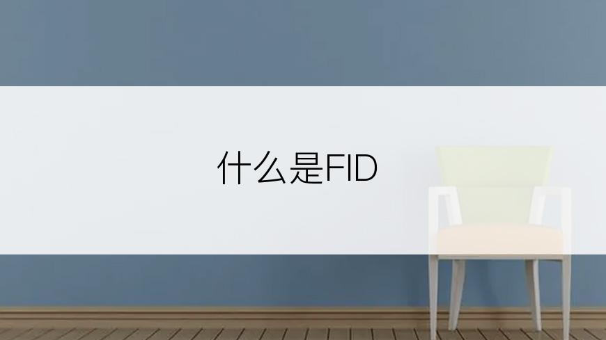 什么是FID