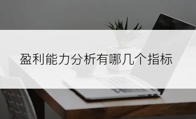 盈利能力分析有哪几个指标