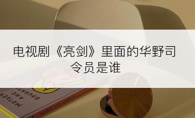 电视剧《亮剑》里面的华野司令员是谁