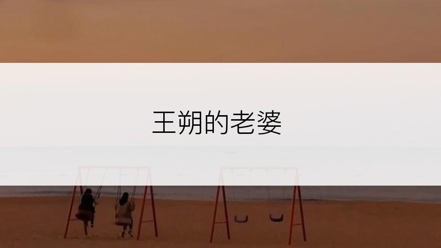 王朔的老婆