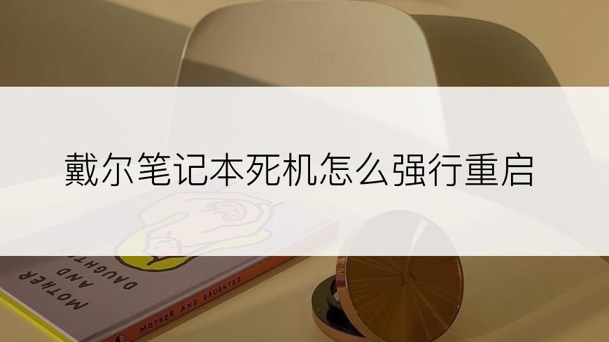 戴尔笔记本死机怎么强行重启