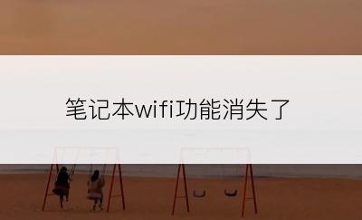 笔记本wifi功能消失了