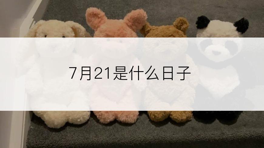 7月21是什么日子