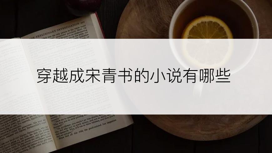 穿越成宋青书的小说有哪些