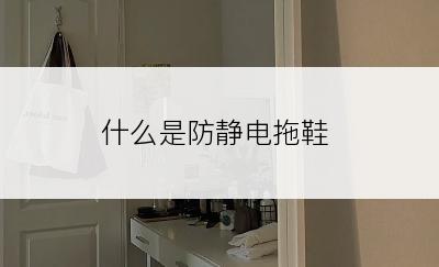 什么是防静电拖鞋