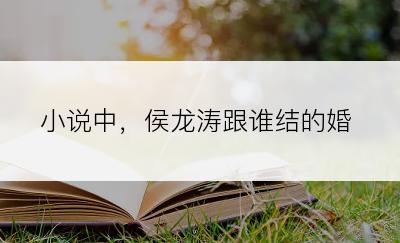 小说中，侯龙涛跟谁结的婚