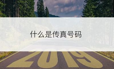 什么是传真号码