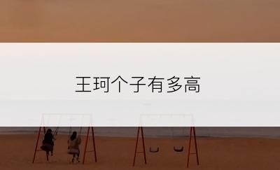 王珂个子有多高