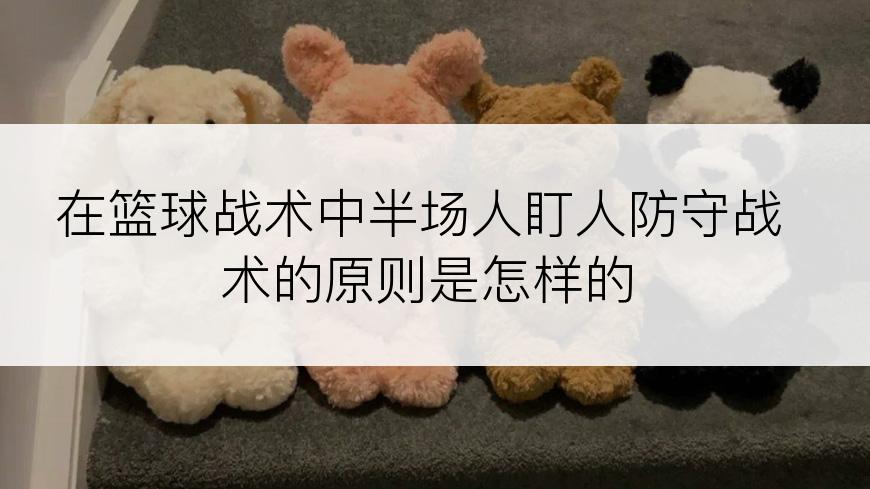 在篮球战术中半场人盯人防守战术的原则是怎样的