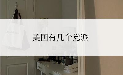 美国有几个党派