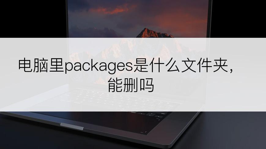 电脑里packages是什么文件夹，能删吗