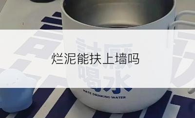 烂泥能扶上墙吗