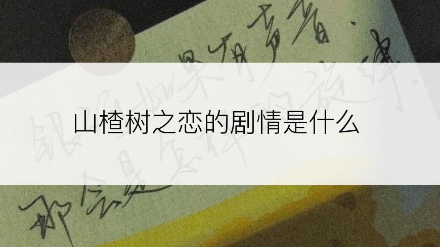 山楂树之恋的剧情是什么