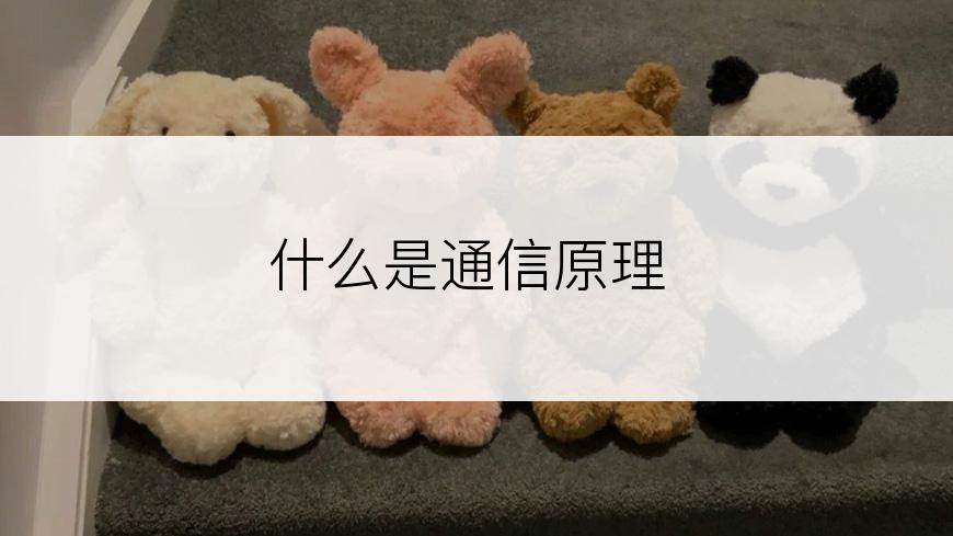 什么是通信原理