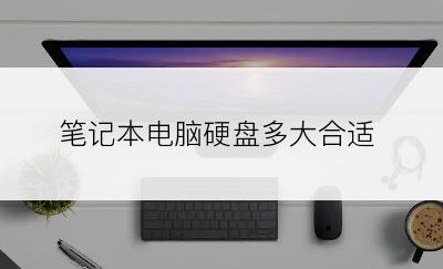 笔记本电脑硬盘多大合适