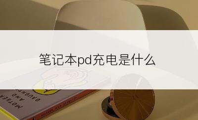 笔记本pd充电是什么