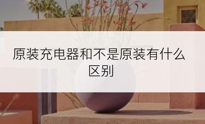 原装充电器和不是原装有什么区别