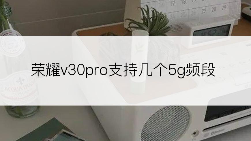 荣耀v30pro支持几个5g频段