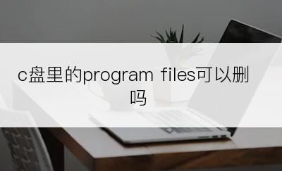 c盘里的program files可以删吗