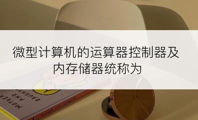 微型计算机的运算器控制器及内存储器统称为