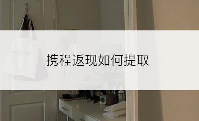 携程返现如何提取