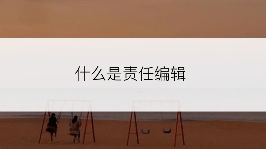 什么是责任编辑