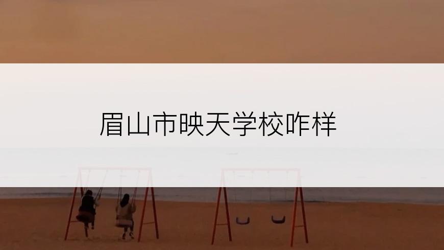 眉山市映天学校咋样