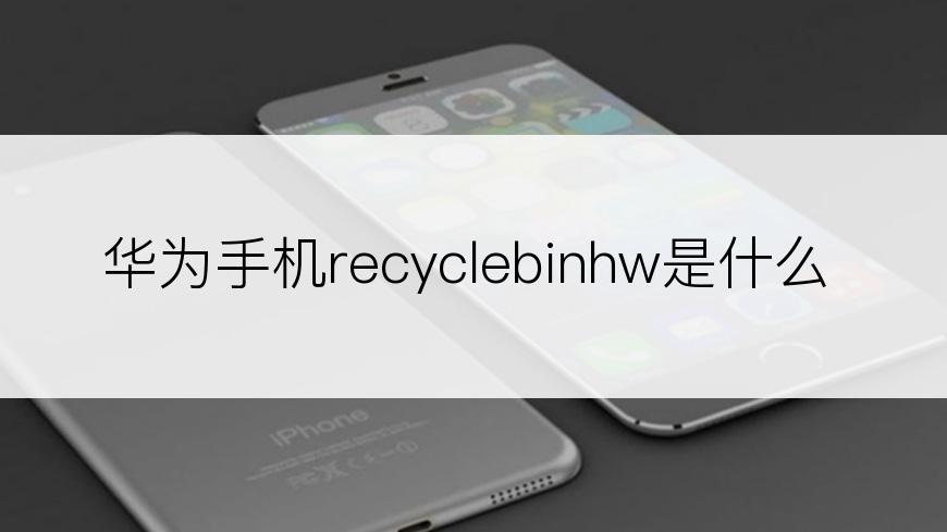 华为手机recyclebinhw是什么