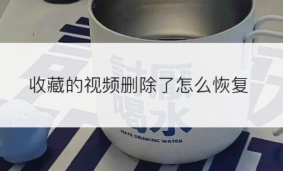 收藏的视频删除了怎么恢复