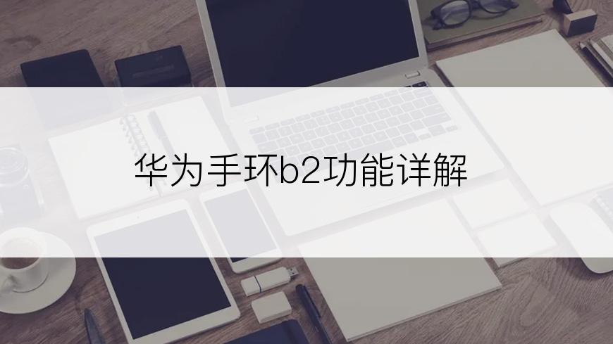 华为手环b2功能详解