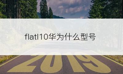 flatl10华为什么型号