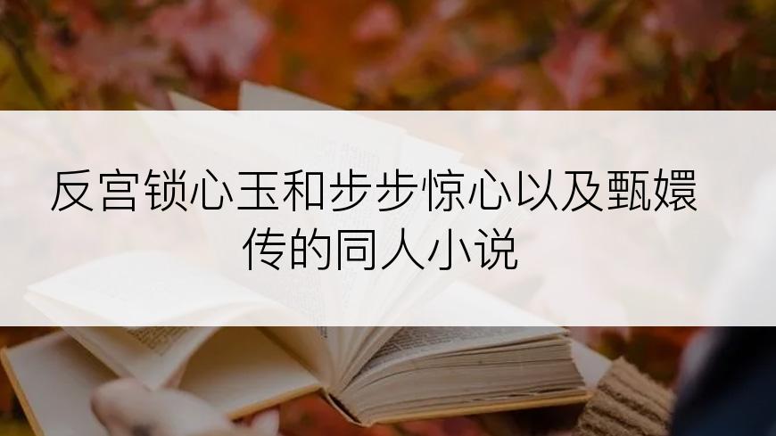 反宫锁心玉和步步惊心以及甄嬛传的同人小说