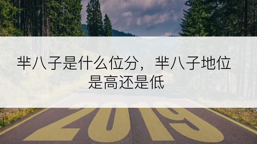 芈八子是什么位分，芈八子地位是高还是低