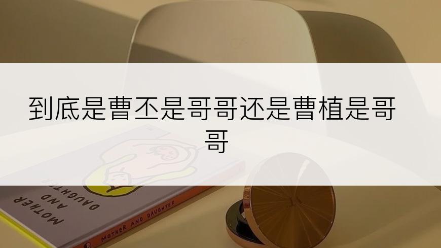 到底是曹丕是哥哥还是曹植是哥哥