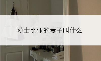 莎士比亚的妻子叫什么