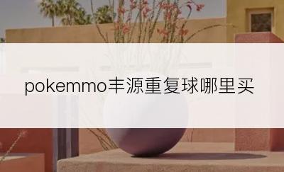 pokemmo丰源重复球哪里买