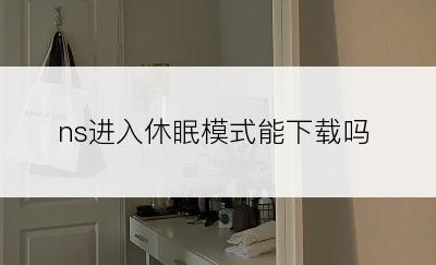 ns进入休眠模式能下载吗