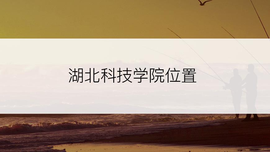湖北科技学院位置
