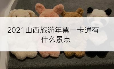 2021山西旅游年票一卡通有什么景点