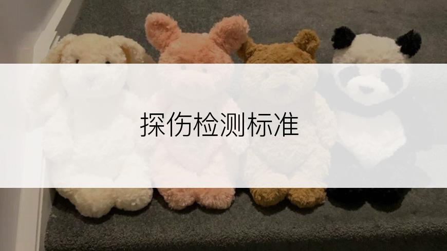探伤检测标准