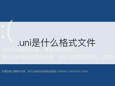 .uni是什么格式文件