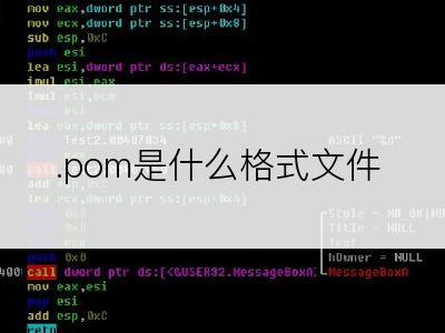 .pom是什么格式文件