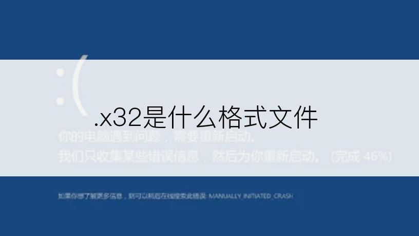 .x32是什么格式文件