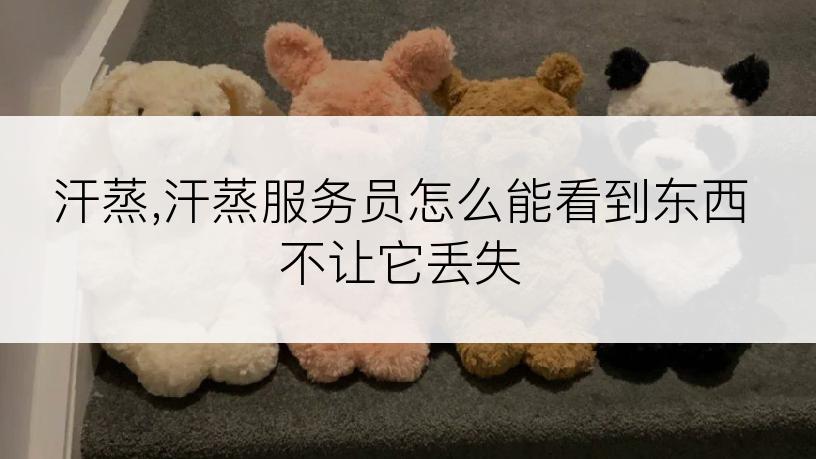 汗蒸,汗蒸服务员怎么能看到东西不让它丢失