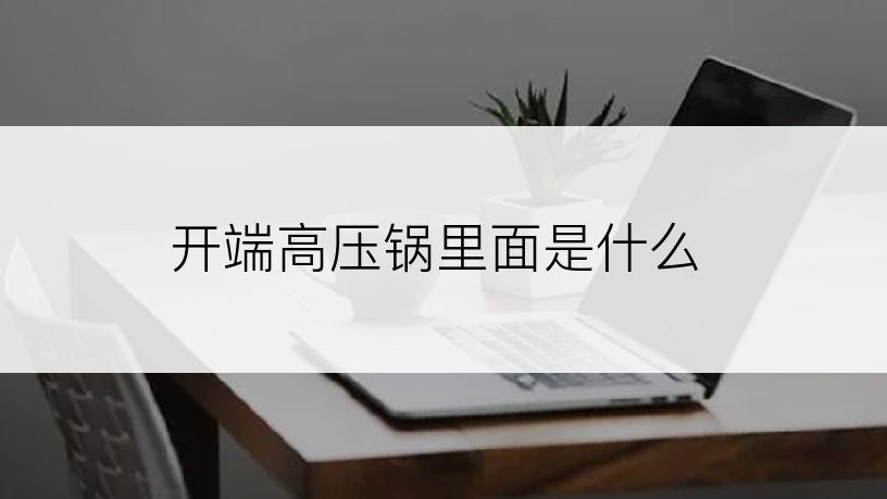 开端高压锅里面是什么