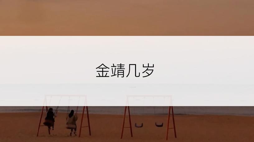 金靖几岁